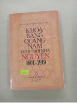 Khoa bảng Quảng Nam dưới thời nhà Nguyễn 1601-1919