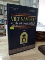 VIỆT NAM HỌC - KỶ YẾU HỘI THẢO QUỐC TẾ 2018 - TẬP 1