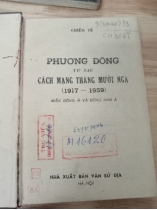 PHƯƠNG ĐÔNG TỪ SAU CÁCH MẠNG THÁNG MƯỜI NGA