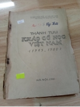 THÀNH TỰU KHẢO CỔ HỌC VIỆT NAM (1945-1980)