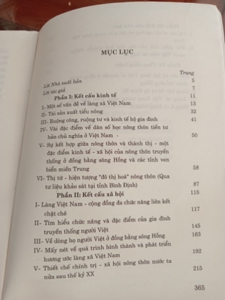 LÀNG XÃ VIỆT NAM MỘT SỐ VẤN ĐỀ KINH TẾ - VĂN HOÁ - XÃ HỘI