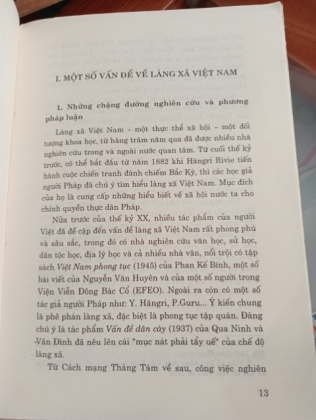 LÀNG XÃ VIỆT NAM MỘT SỐ VẤN ĐỀ KINH TẾ - VĂN HOÁ - XÃ HỘI