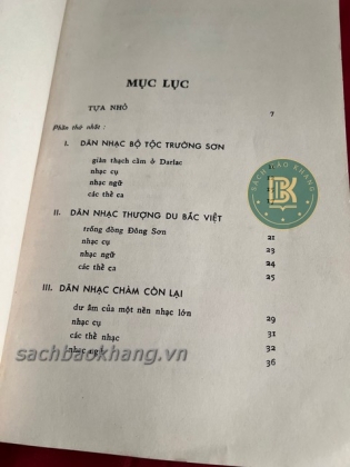 ĐẶC KHẢO VỀ DÂN NHẠC Ở VIỆT NAM