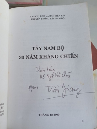 TÂY NAM BỘ 30 NĂM KHÁNG CHIẾN