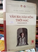 VĂN BIA HÁN NÔM THỜI MẠC