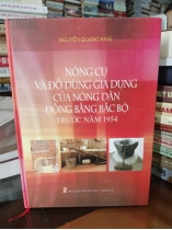 NÔNG CỤ VA ĐỒ DÙNG GIA DỤNG CỦA NÔNG DÂN ĐỒNG BẰNG BẮC BỘ TRƯỚC NĂM 1954