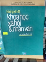 NHỮNG VẤN ĐỀ KHOA HOC XÃ HỘI VÀ NHÂN VĂN 