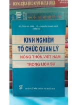 KINH NGHIỆM TỔ CHỨC QUẢN LÝ NÔNG THÔN VIỆT NAM TRONG LỊCH SỬ