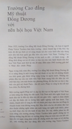 CÁC HỌA SĨ TRƯỜNG CAO ĐẲNG MỸ THUẬT ĐÔNG DƯƠNG