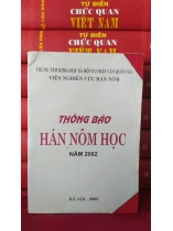 THÔNG BÁO HÁN NÔM HỌC