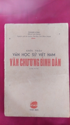 KHỞI THẢO VĂN HỌC SỬ VIỆT NAM VĂN CHƯƠNG BÌNH DÂN