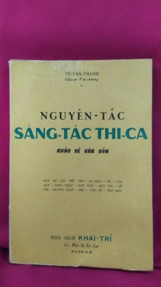 NGUYÊN TẮC SÁNG TÁC THI CA