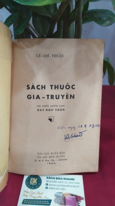 SÁCH THUỐC GIA TRUYỀN