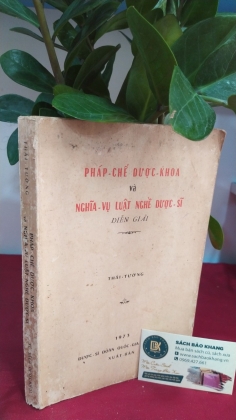 PHÁP CHẾ DƯỢC KHOA VÀ NGHĨA VỤ LUẬT NGHỀ DƯỢC SĨ