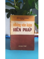 NHỮNG VĂN KIỆN HIẾN PHÁP