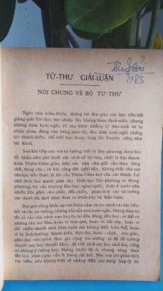 TỨ THƯ GIẢI LUẬN ĐẠI HỌC