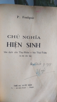 CHỦ NGHĨA HIỆN SINH