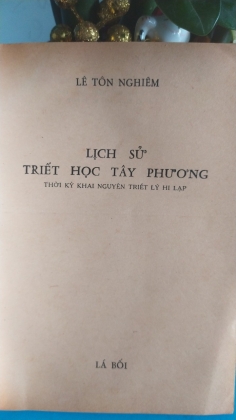 LỊCH SỬ TRIẾT HỌC TÂY PHƯƠNG