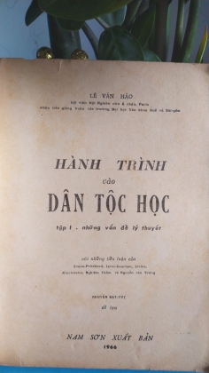 HÀNH TRÌNH VÀO DÂN TỘC HỌC