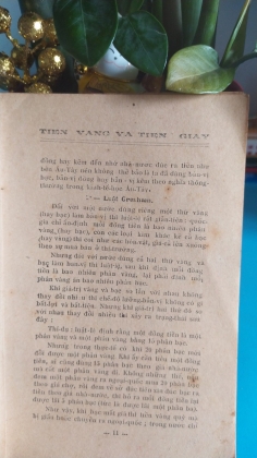 TIỀN VÀNG VÀ TIỀN GIẤY