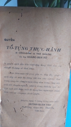 TỐ TỤNG THỰC HÀNH