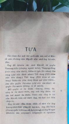 HỌC THUYẾT MẶC TỬ