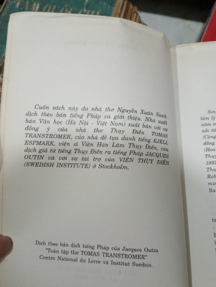 TOÀN TẬP THƠ TOMAS TRANSTOMER