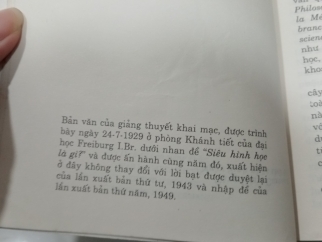 TÁC PHẨM TRIẾT HỌC MARTIN HEIDEGGER