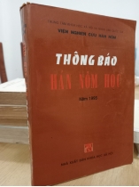 THÔNG BÁO HÁN NÔM HỌC NĂM 1995