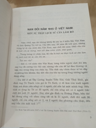 [CÓ CHỮ KÝ TÁC GIẢ] NẠN ĐÓI NĂM 1945 Ở VIỆT NAM - NHỮNG CHỨNG TÍCH LỊCH SỬ