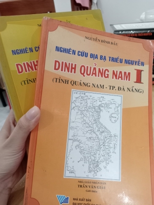 [CÓ CHỮ KÝ TÁC GIẢ] NGHIÊN CỨU ĐỊA BẠ TRIỀU NGUYỄN DINH QUẢNG NAM 