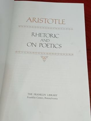 RHETORIC AND ON POETICS