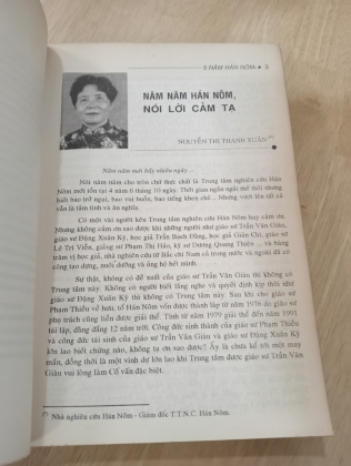 [CÓ CHỮ KÝ CỦA TÁC GIẢ] 5 NĂM HÁN NÔM 1991 - 1995