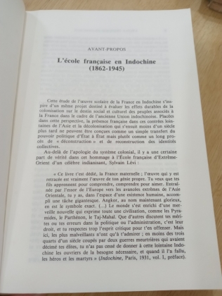 [CÓ CHỮ KÝ CỦA TÁC GIẢ] L ECOLE FRANCAISE EN INDOCHINE