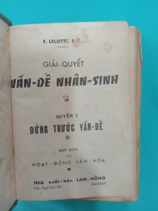 GIẢI QUYẾT VẤN ĐỀ NHÂN SINH