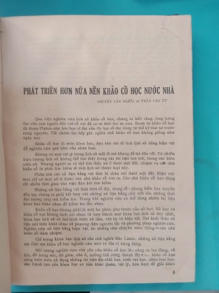 MỘT SỐ BÁO CÁO VỀ KHẢO CỔ HỌC VIỆT NAM