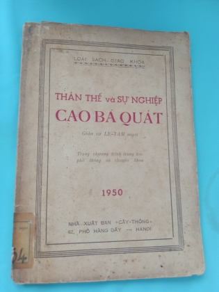 THÂN THẾ VÀ SỰ NGIỆP CAO BÁ QUÁT