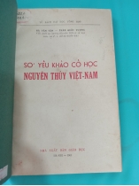 SƠ YẾU KHẢO CỔ HỌC NGUYÊN THỦY VIỆT NAM