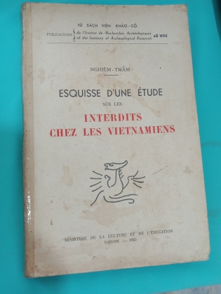 ESQUISSE D&#39;UNE ÉTUDE SUR LES INTERDITS CHEZ LES VIETNAMIENS