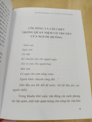 GÓP PHẦN NGHIÊN CỨU VĂN HOÁ TỘC NGƯỜI