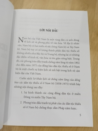 SƠ KHẢO LỊCH SỬ CHỐNG XÂM LĂNG CẢ ĐỒNG BÀO CÁC DÂN TỘC THIỂU SỐ Ở NAM BỘ