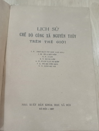 LỊCH SỬ CHẾ ĐỘ CÔNG XÃ NGUYÊN THUỶ TRÊN THẾ GIỚI