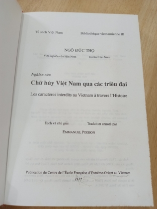 NGHIÊN CỨU CHỮ HUÝ VIỆT NAM QUA CÁC TRIỀU ĐẠI