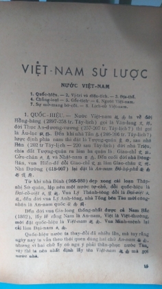 VIỆT NAM SỬ LƯỢC