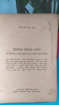 THOẠI NGỌC HẦU VÀ NHỮNG CUỘC KHAI PHÁ MIỀN HẬU GIANG