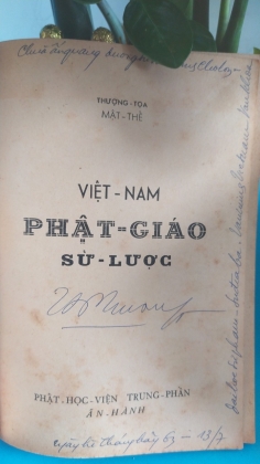 VIỆT NAM PHẬT GIÁO SỬ LƯỢC