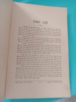 VIỆT GIÁO PHỤC HƯNG - HƯNG THẾ NGUYÊN