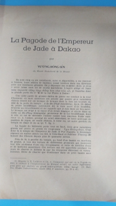 LA PAGODE DE L&#39;EMPEREUR DE JADE A DAKAO