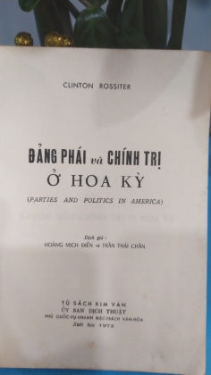 ĐẢNG PHÁI VÀ CHÍNH TRỊ Ở HOA KỲ