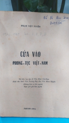 CỬA VÀO PHONG TỤC VIỆT NAM